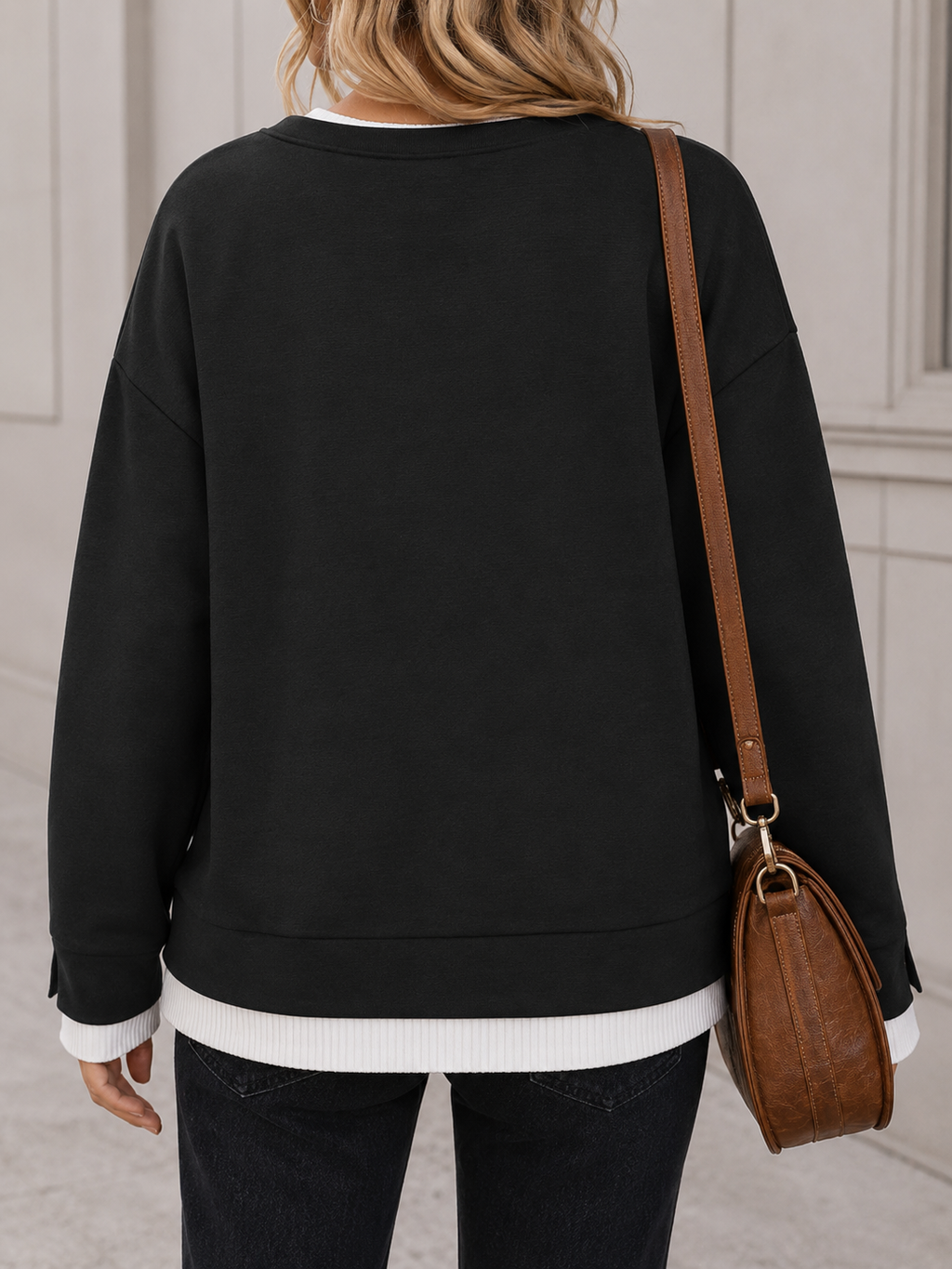 Mara Sweatshirt im Lagenlook