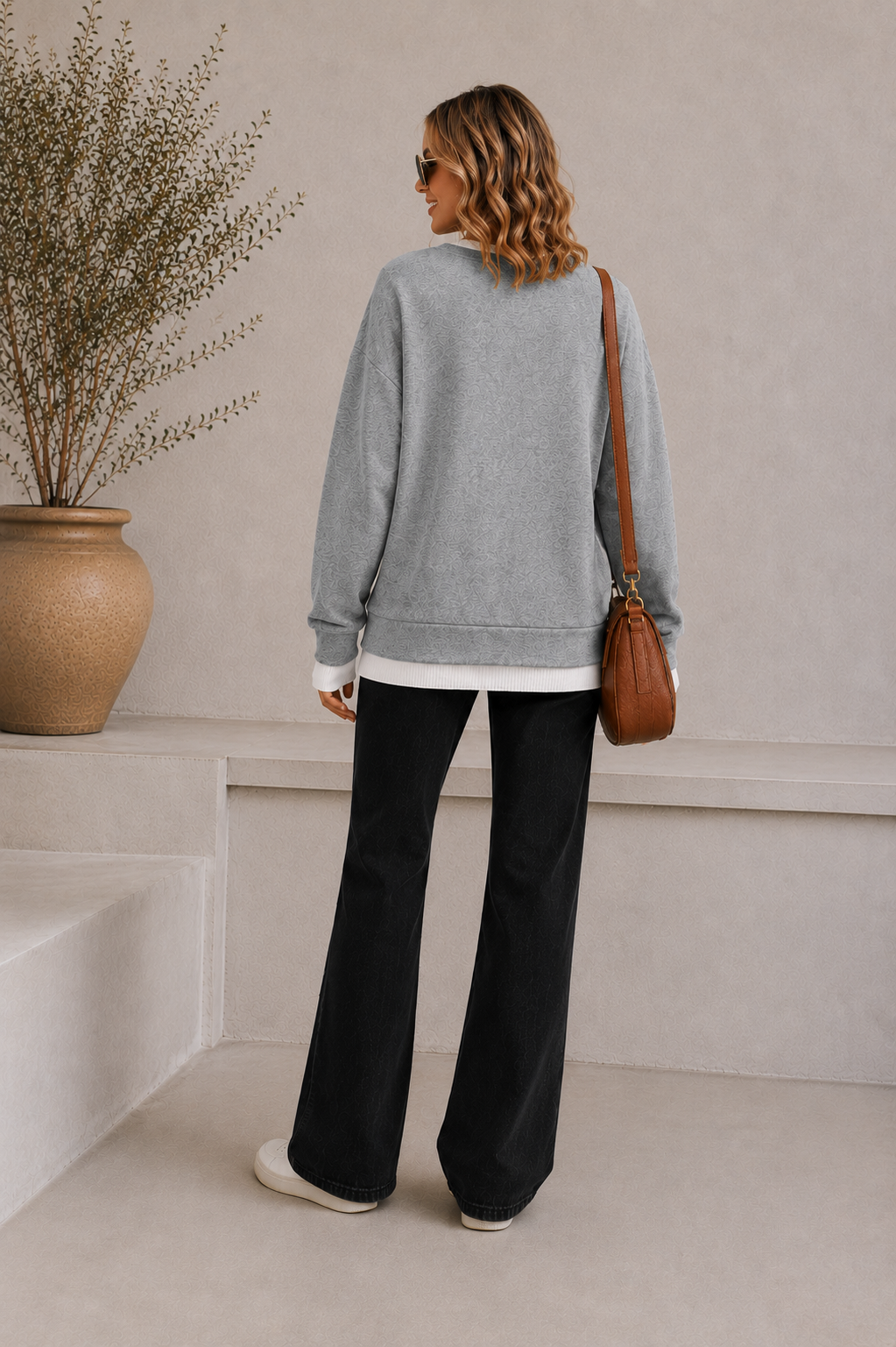 Mara Sweatshirt im Lagenlook