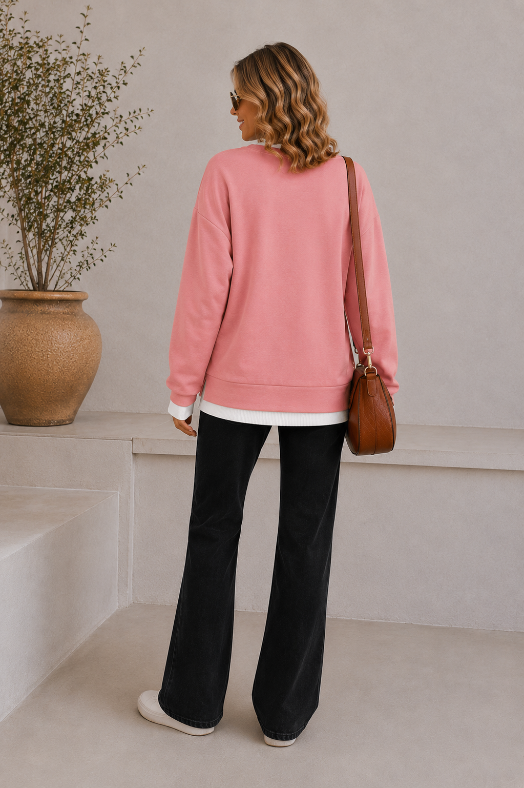 Mara Sweatshirt im Lagenlook