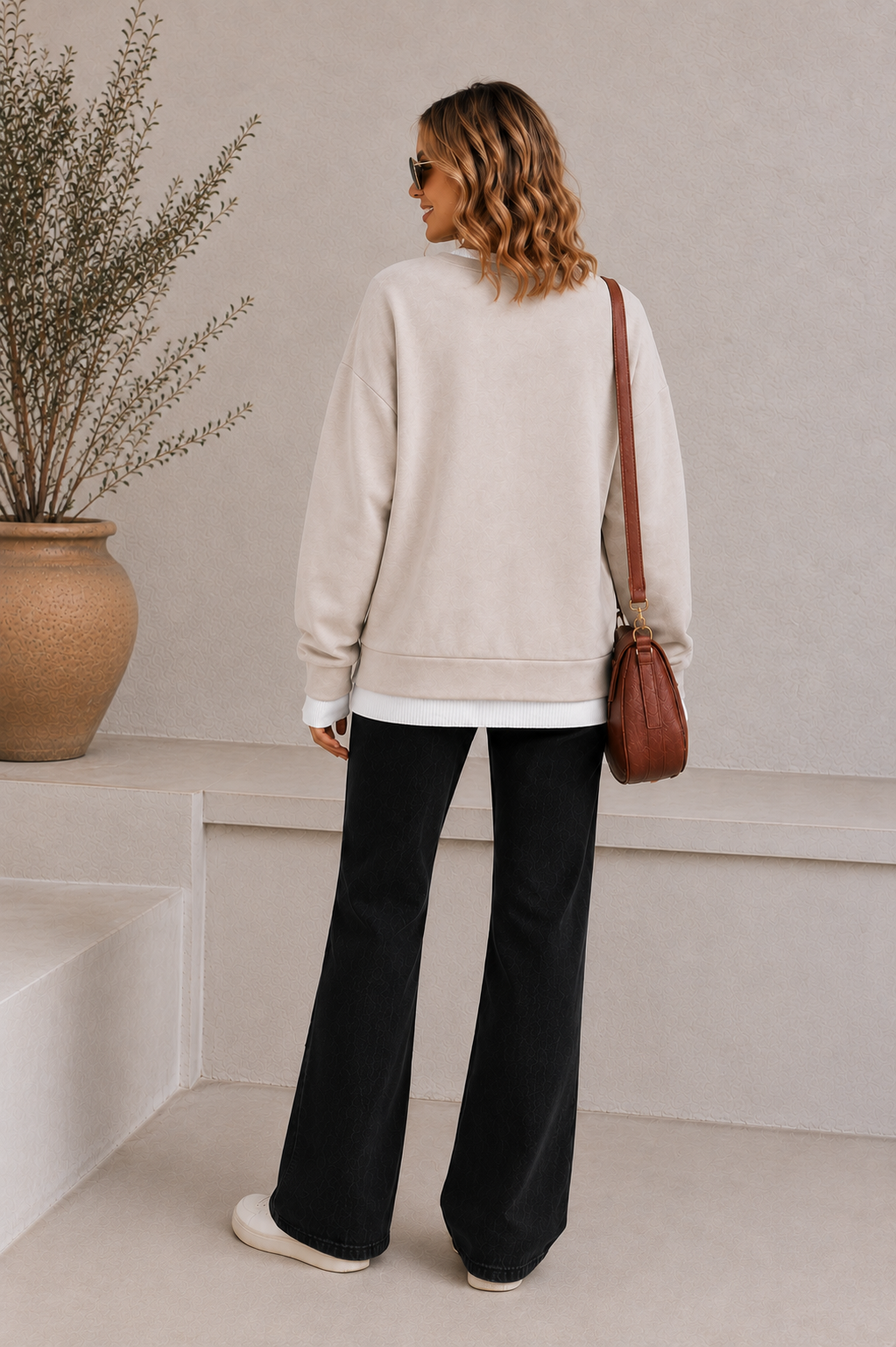 Mara Sweatshirt im Lagenlook