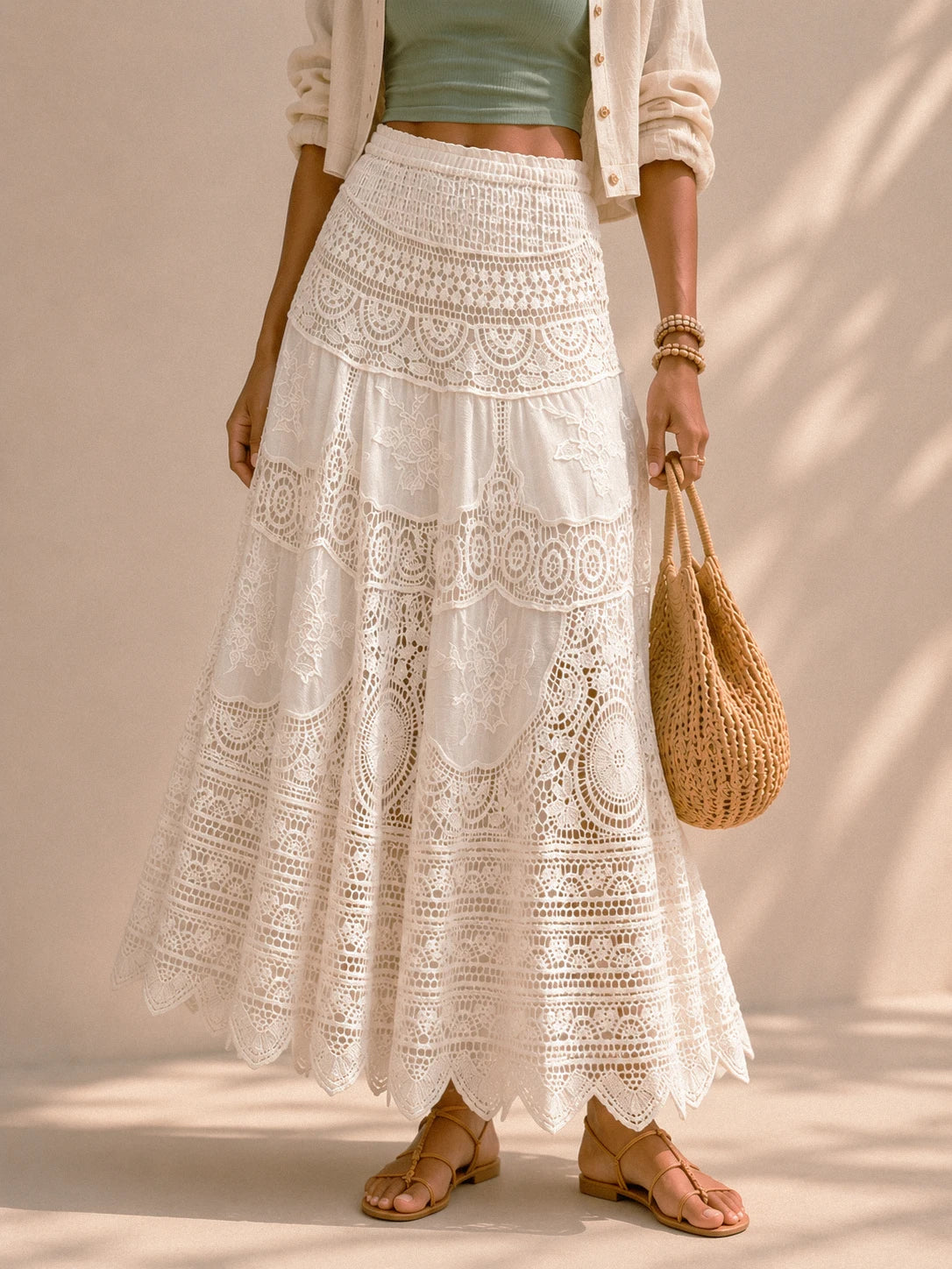 Alba Lace Skirt