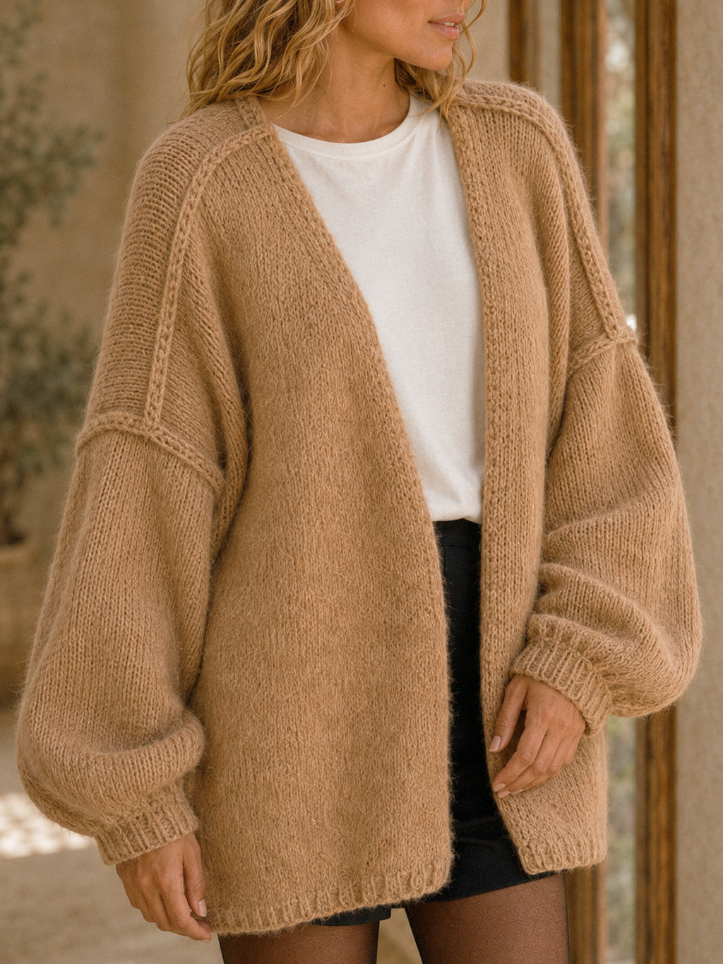 Ayla Oversize-Strickcardigan