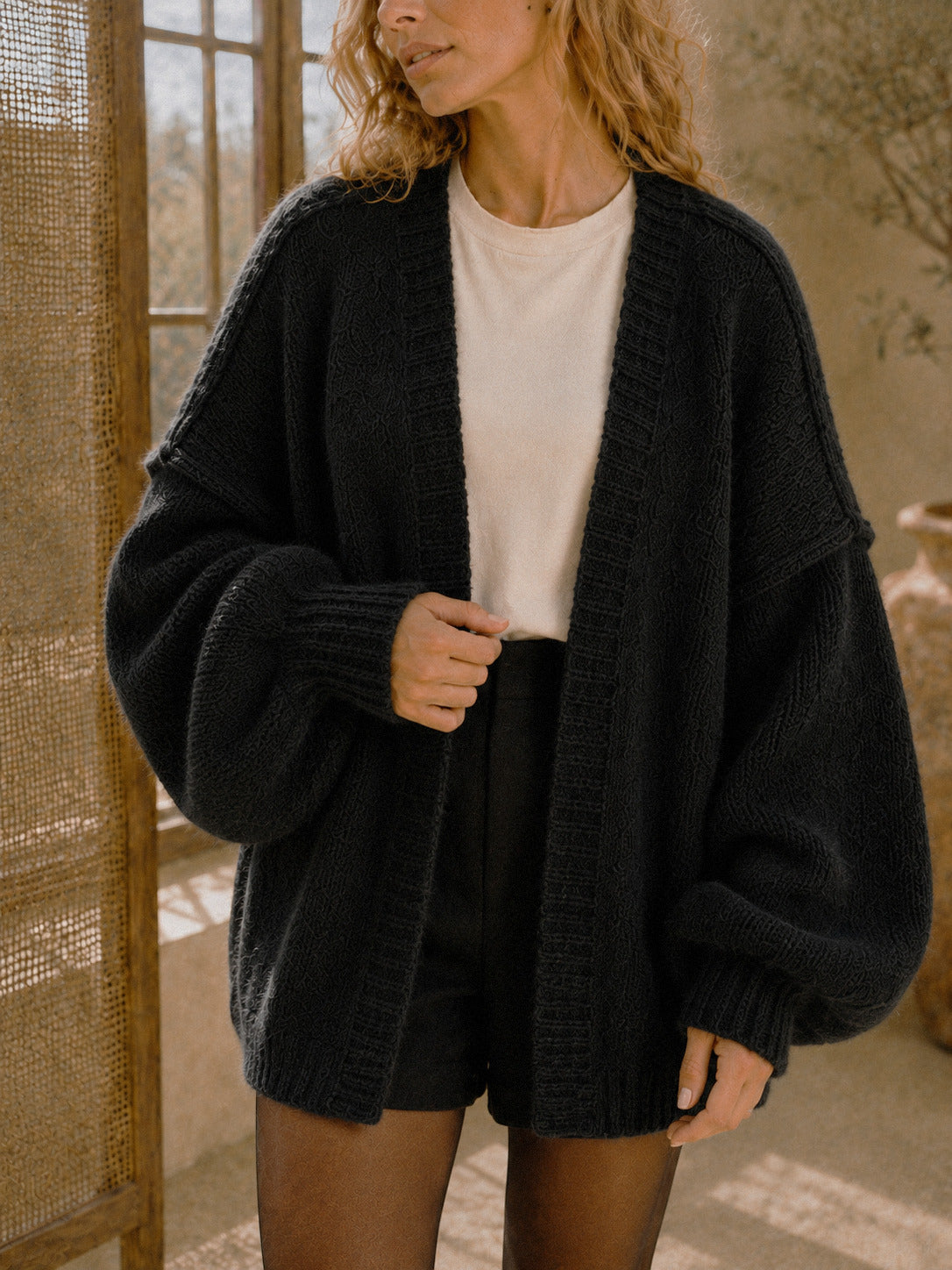 Ayla Oversize-Strickcardigan