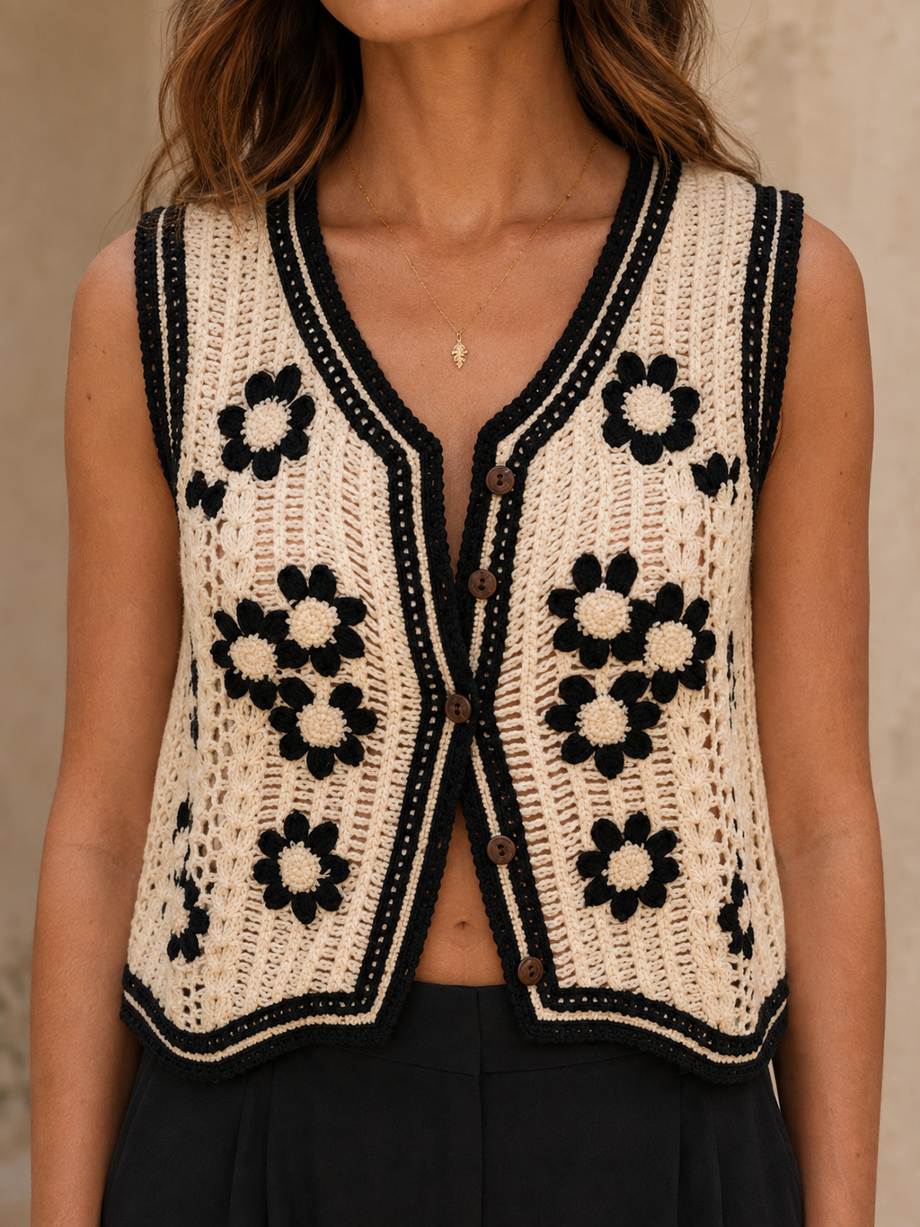 Gilet en crochet Dalia