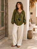 Paloma Embroidered Blouse