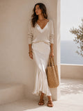 Isla Satin Dress Set