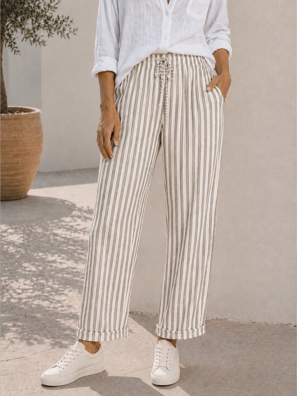 Riviera Stripe Pants