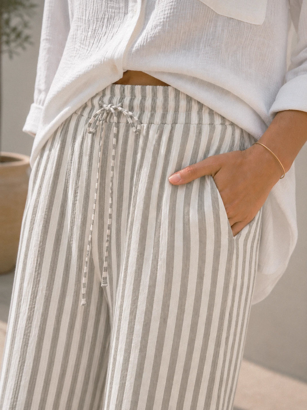 Riviera Stripe Pants