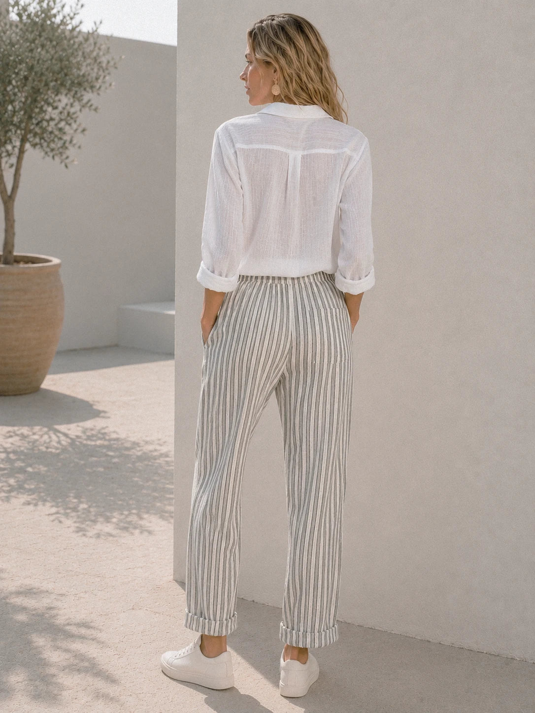 Pantalon Riviera à rayures