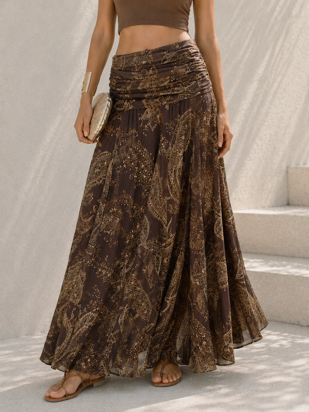 Sevilla Paisley Skirt